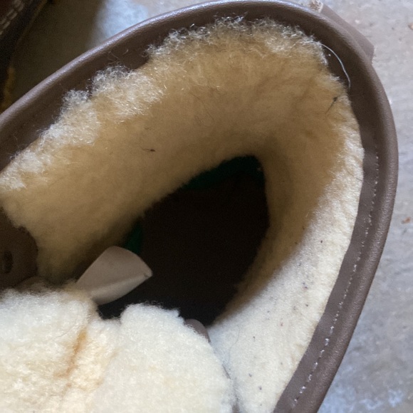 Shearling lined LL Bean Boots, Quilted pattern Brown - Picture 5 of 8